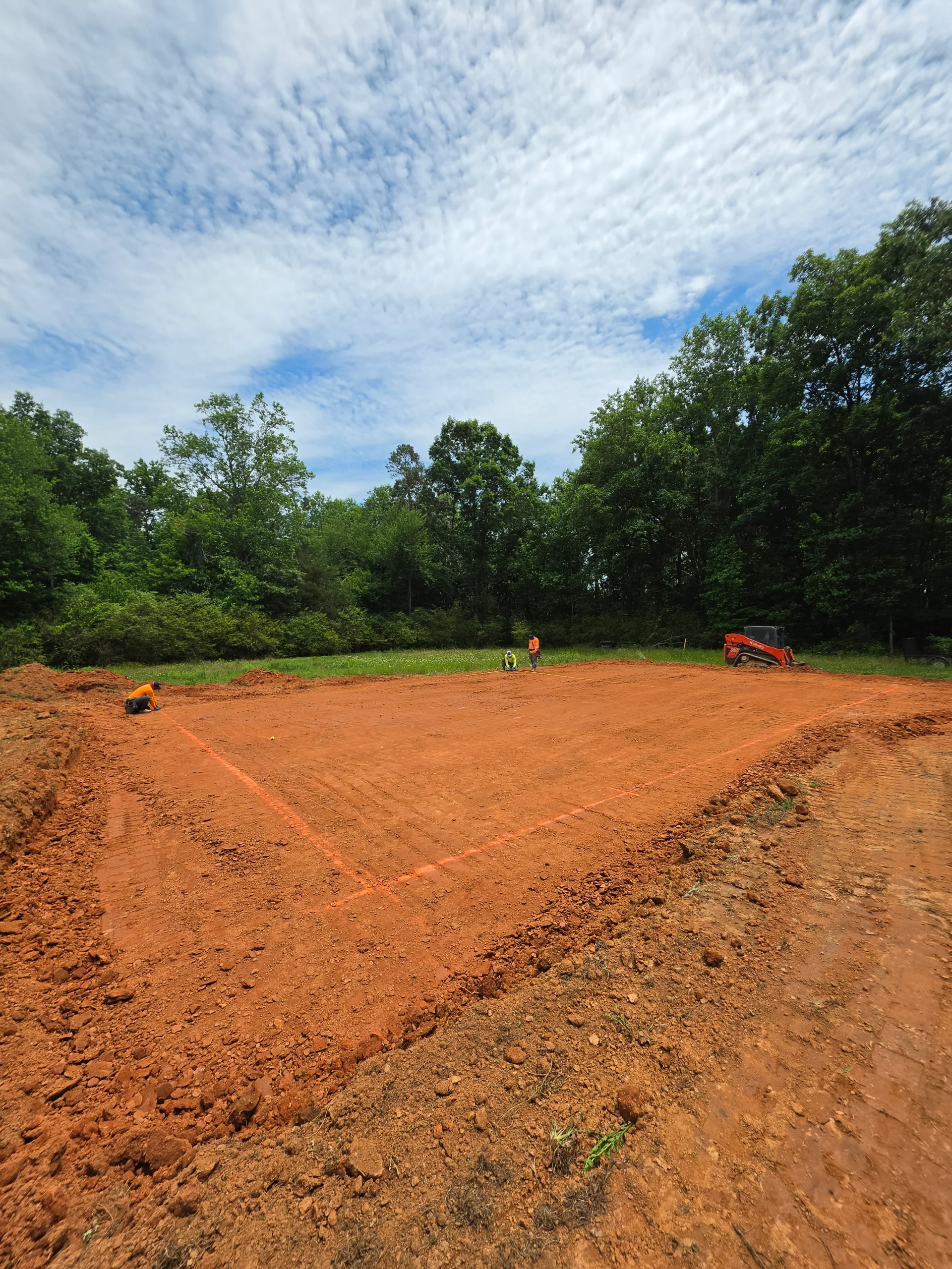 Site work and foundation in progress